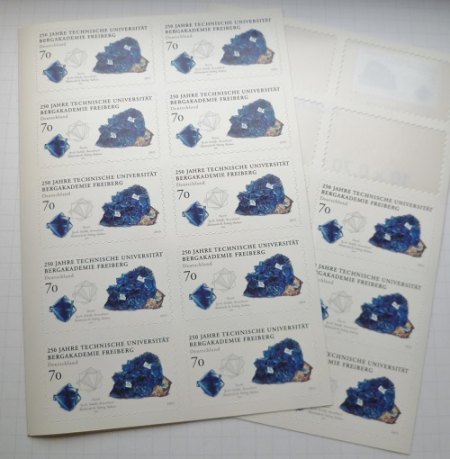 70er Briefmarke 250 Jahre Technische Universität Bergakademie Freiberg.JPG