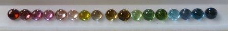 Turmalinreihe rd. 4,00 mm Cabochon 17 Stück 5,46ct .JPG