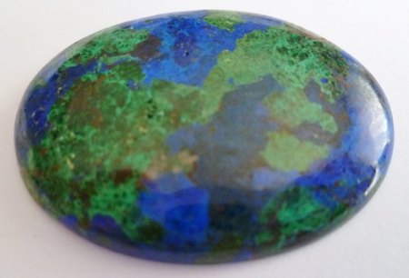 Azurit-Malachit rekonstruiert Broschstein 40x30mm H 5mm ca 63ct.JPG