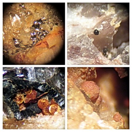 Molybdänit,Rockbridgeit,Kakoxen,Phosphosiderit, Hopfau.jpg