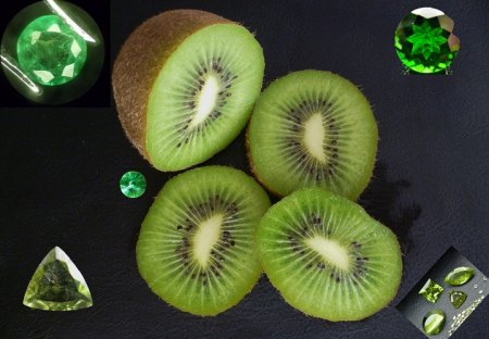 Kiwicollage mit Smaragd Chromdiopsid grüner Saphir und Peridot.jpg