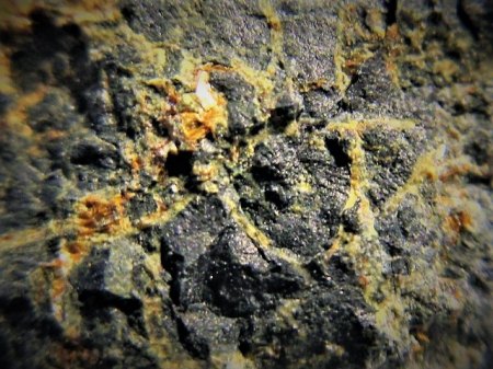 Abernathyit in Pechblende St. Margarethe,Breitenbrunn.JPG