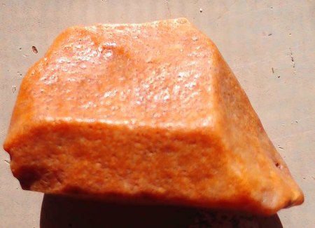 Kleiner Karamellstein 4 cm ganz glatt