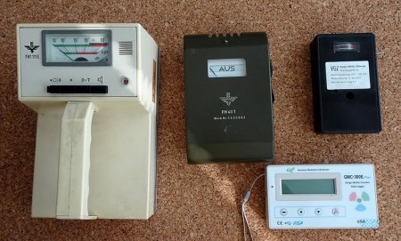 Einige Geiger-Müller-Zähler
