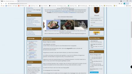 Screenshot Startseite