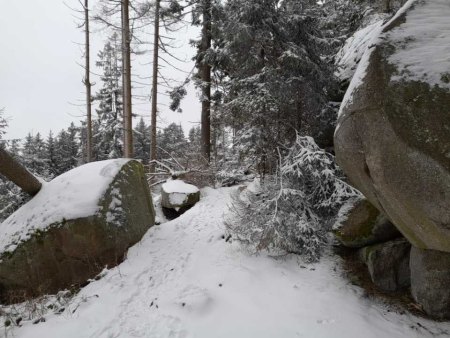 Winterwanderung im Fichtelgebirge