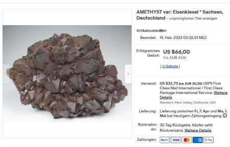 Suche Mineralien aus dem Plauenschen Grund