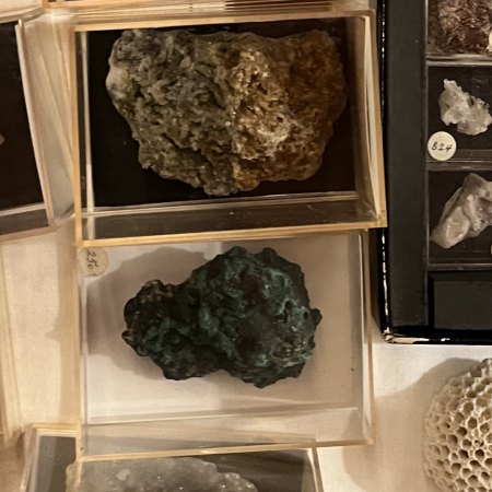 Mineraliensammlung vom Schwiegervater