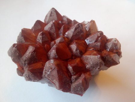 Amethyst mit Hämatitüberzug. Oberschlottwittz, Eigenfund 2025, 5 x 4 cm