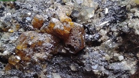 Binghamit und seine steinigen Mitbewohner