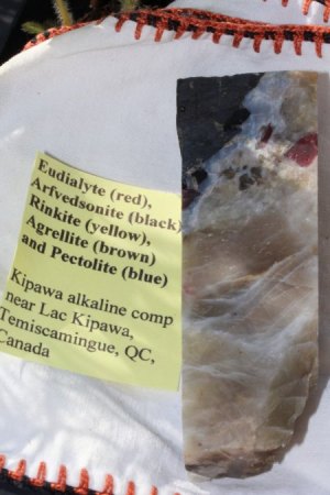Binghamit und seine steinigen Mitbewohner