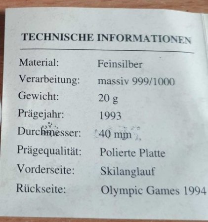 Olympic Games in Lillehammer 1994