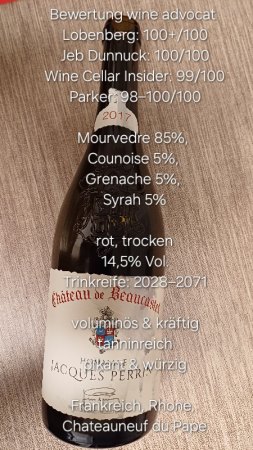 Châteauneuf-du-Pape Hommage à Jacques Perrin 2017