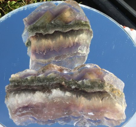 Kupferhaltiger Fluorit aus China