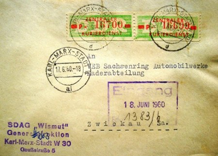 später wurde die Zentrale - auch Generaldirektion genannt, nach Karl-Marx-Stadt - heute wieder in Chemnitz umbenannt verlegt.jpg