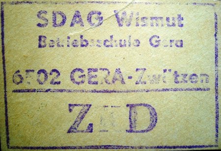 Die Betriebsschule für die Lehrausbildung der Wismut befand sich in Gera.jpg